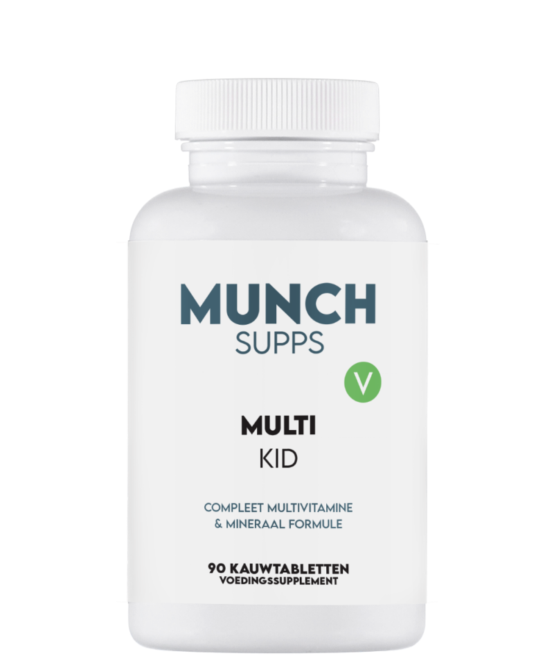 Multi Kids Kauw Tabletten Framboos - multivitamine voor kinderen